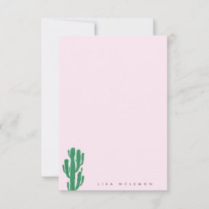 CACTUS Personalisiert Stationierungskarte Dankeskarte