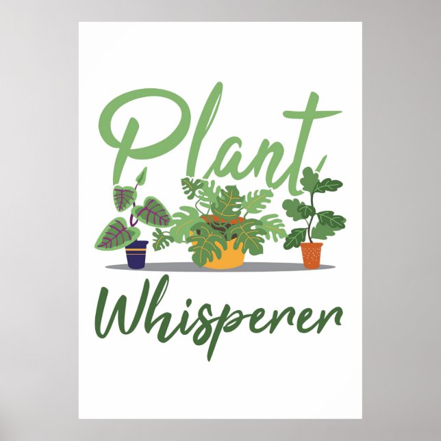 Cactus Pflanze Whisperer Poster (Vorne)