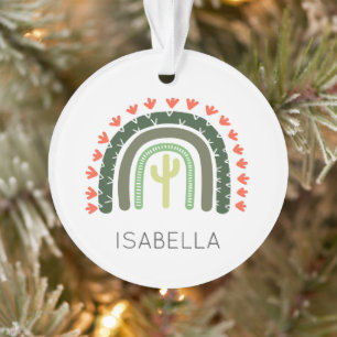 Cactus Rainbow NAME FOTO Moderne Wüste Ornament