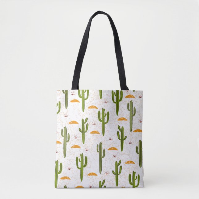 Cactus Sand: Mexikanischer Stil Nahtlos. (Vorderseite)