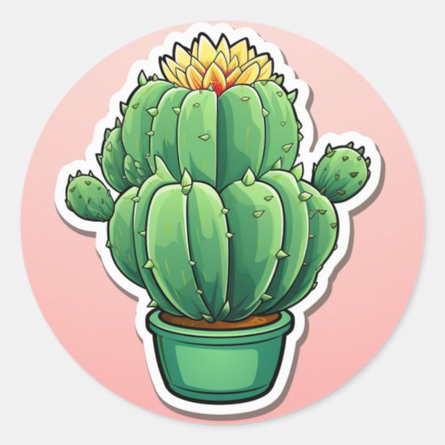 Cactus Sticker (Vorderseite)