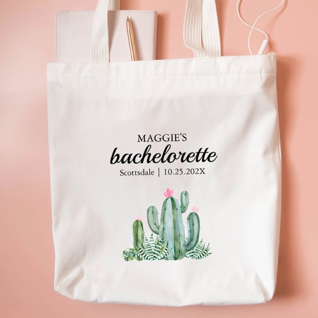 Cactus Succulent Blume Bachelorette Gevor Tragetasche (Von Creator hochgeladen)