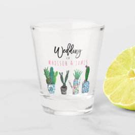 Cactus succulent | Fiesta-Party | Hochzeit | Schnapsglas