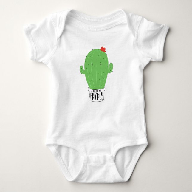Cactus succulent Unisex Baby Bodysuit Baby Strampler (Vorderseite)