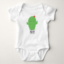 Cactus succulent Unisex Baby Bodysuit