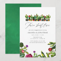 Cactus succulents Fiesta Engagement Party