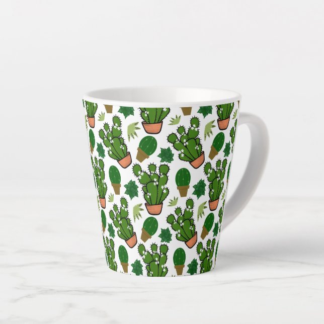 Cactus succulents milchtasse (Rechte Ecke)