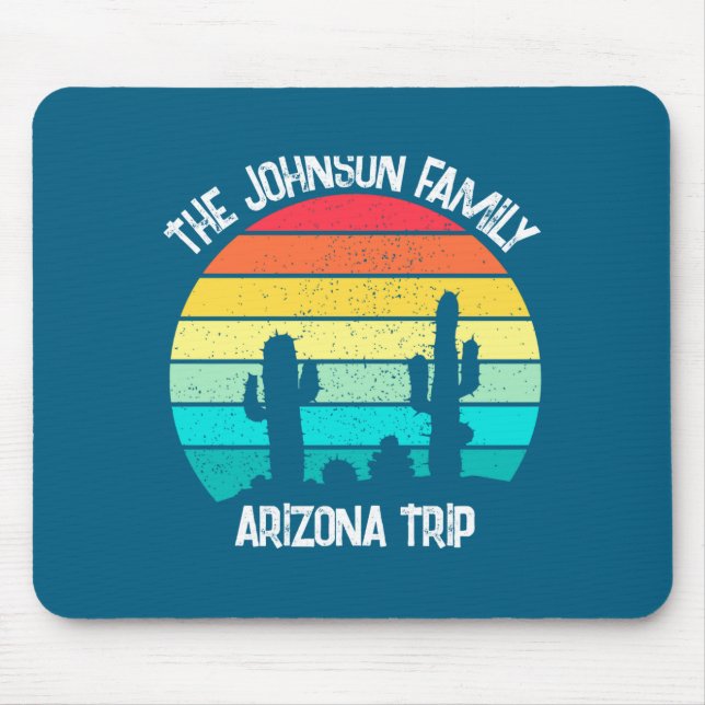 Cactus Sunset Arizona Desert Trip Womens _1  Mousepad (Vorne)