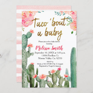 Cactus Taco Bout Baby Shower Einladung