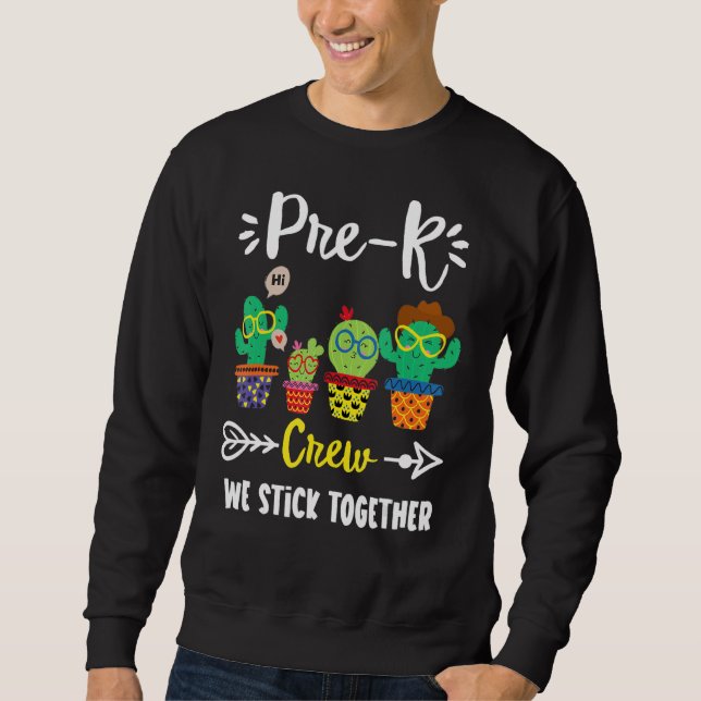 Cactus Team Pre K Crew School Sweatshirt (Vorderseite)
