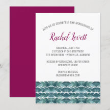 Cactus Texture Abschluss Einladung