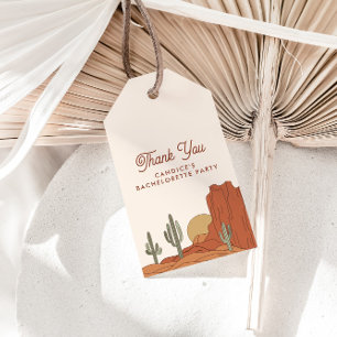 Cactus Themed Bachelorette Danke Tags Geschenkanhänger
