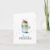 Cactus Themed Personalisiert Dankeschön Karten