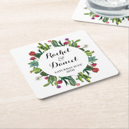 Cactus Untersetzer Wedding Party Cacti Fiesta