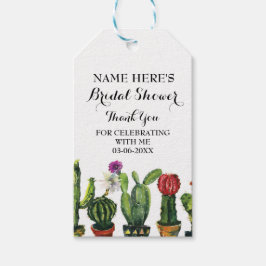 Cactus Vielen Dank Tag Fiesta Mexico Brautparty Geschenkanhänger