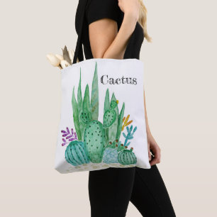 Cactus watercolor cacti Blume Blumenwüste