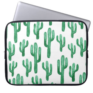 Cactus watercolor: handgezeichnet Abbildung Laptopschutzhülle
