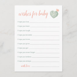 Cactus will Baby Card, Desert Baby Shower Begleitkarte