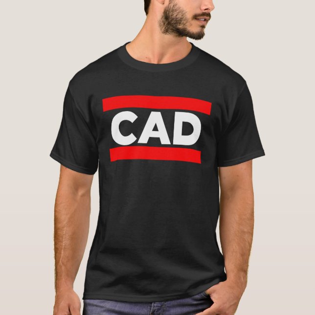 CAD-Computer unterstützt T-Shirt (Vorderseite)