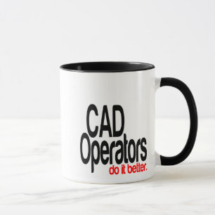 CAD-Operatoren machen es besser, die Tasse zu zieh