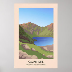 Cadair Idris Snowdonia Reiseplakat Poster