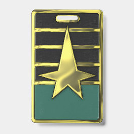 Caddet Corps Abzeichen AQUAMARIN Nametag Ausweis