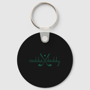 Caddie Daddy Niedlich Golfing Golfer Funny 1. Birt Schlüsselanhänger