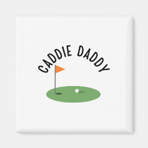 Caddie Daddy Niedlich Matching Birthday Golf Party Magnet