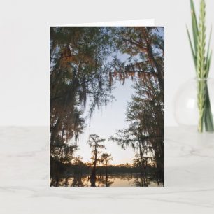 Caddo Lake bei Sonnenaufgang Karte