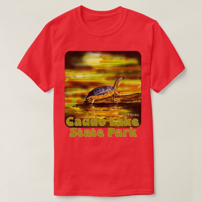 Caddo Lake Staat Park Texas T-Shirt (Design vorne)