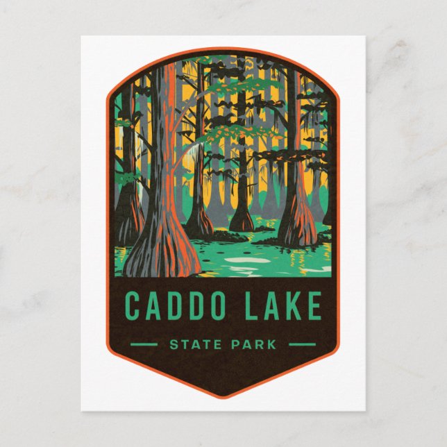 Caddo Lake State Park Postkarte (Vorderseite)