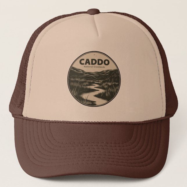 Caddo National Grasslands Texas Stream Truckerkappe (Vorderseite)