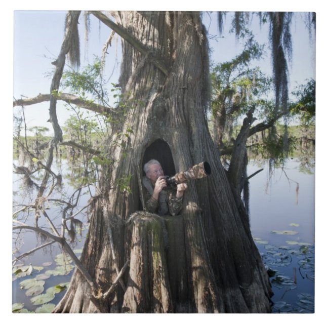 Caddo-See, Jagd blind Fliese (Vorderseite)