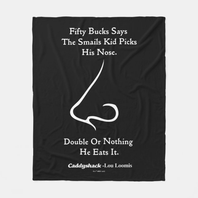 Caddyshack | 50 Bucks Says Fleecedecke (Vorderseite)