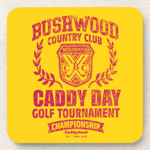 Caddyshack Bushwood Country Club Caddy Day Golf Getränkeuntersetzer