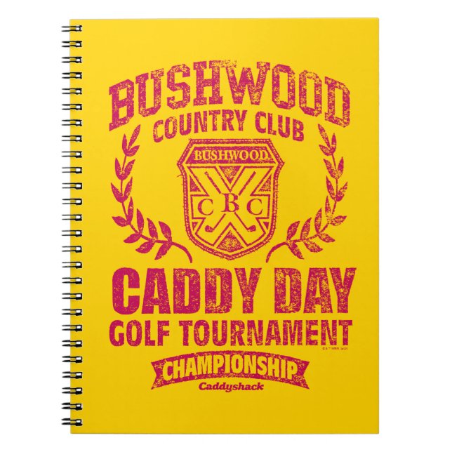 Caddyshack | Bushwood Country Club Caddy Day Golf Notizblock (Vorderseite)