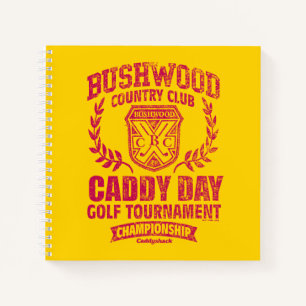 Caddyshack Bushwood Country Club Caddy Day Golf Notizbuch