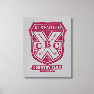 Caddyshack   Bushwood Country Club Crest Leinwanddruck