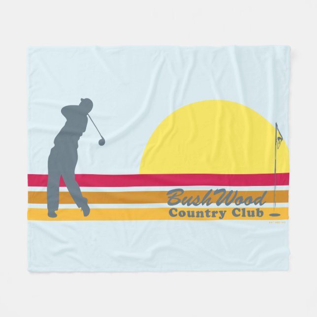 Caddyshack | Bushwood Country Club Sunrise Fleecedecke (Vorderseite (Horizontal))