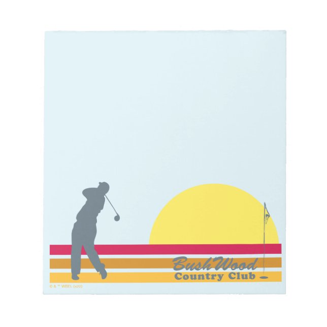 Caddyshack | Bushwood Country Club Sunrise Notizblock (Vorderseite)