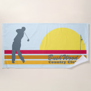 Caddyshack Bushwood Country Club Sunrise Strandtuch