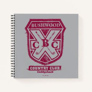Caddyshack   Bushwood Country Club Wappen Notizbuch
