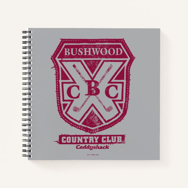 Caddyshack | Bushwood Country Club Wappen Notizbuch (Vorderseite)