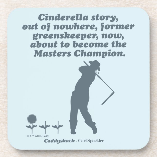 Caddyshack | Cindrella Story Getränkeuntersetzer (Vorderseite)