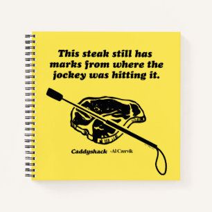 Caddyshack   Dieser Steak hat immer noch Markierun Notizbuch