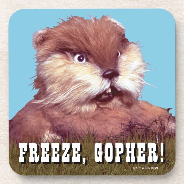 Caddyshack | Freeze, Gopher! Getränkeuntersetzer (Vorderseite)