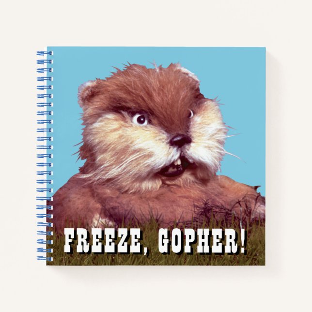 Caddyshack | Freeze, Gopher! Notizbuch (Vorderseite)