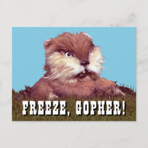 Caddyshack Freeze, Gopher! Postkarte