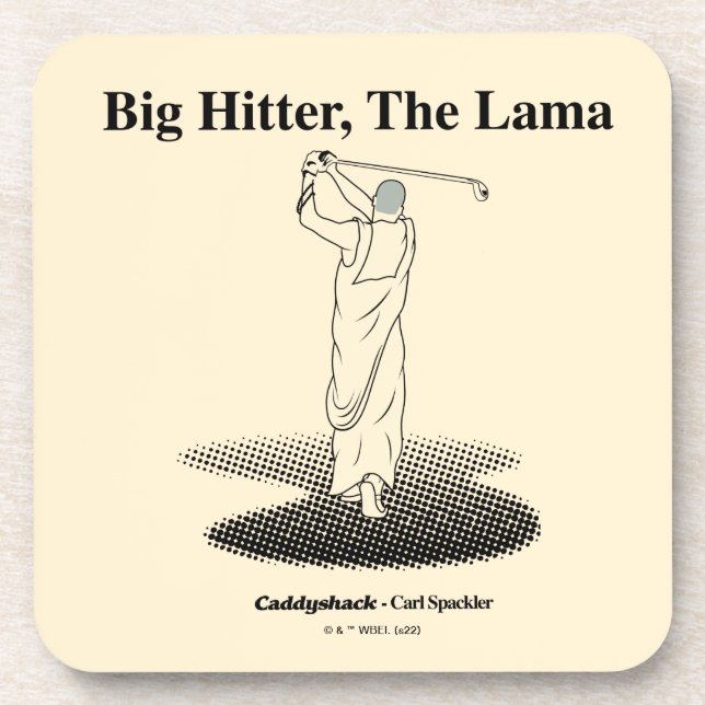 Caddyshack | Großer Hitter, der Lama Getränkeuntersetzer (Vorderseite)