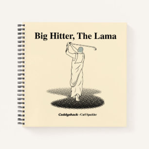 Caddyshack   Großer Hitter, der Lama Notizbuch